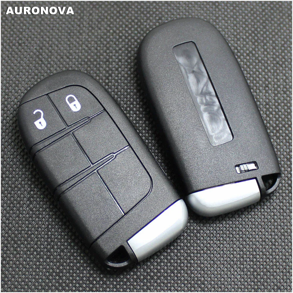 AURONOVA New Replace Keyless Entry Key Shell for Chrysler Dodge Journey 2011 2012 2013 2014 2 Buttons Remote Car Key Fob Case