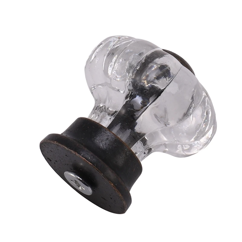 10Pcs Acrylic Pumpkin Cabinet Knobs Handles Pulls for Cabinets Cupboard Dresser Drawers Kitchen Furniture Or Kids Room Promot |