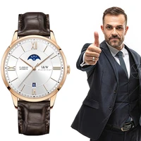carnival brand fashion silver gold automatic watch man luxury waterproof business mechanical wristwatch clock relogio masculino