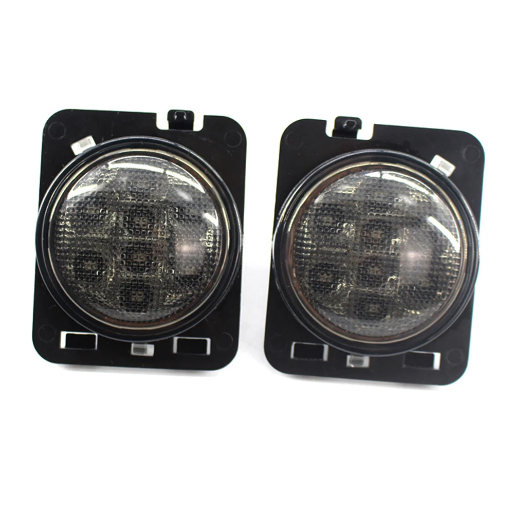 Светодиодные передние поворотные огни PMFC 2 шт. боковые габаритные в сборе для Jeep