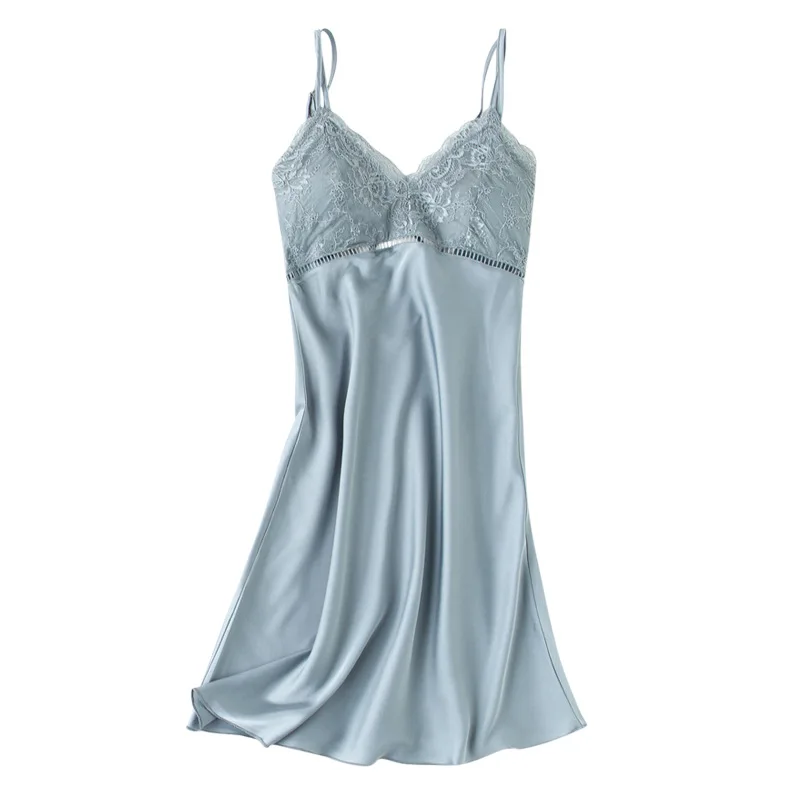 Одежда для сна домашняя одежда платье женское кружевное сексуальное ночное