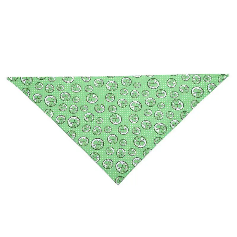 New Hot Green Plant Pattern Cat Dog Bandana Bibs Scarf Adjustable Pet Neckerchief Saliva Towel for Small Medium Dogs | Дом и сад