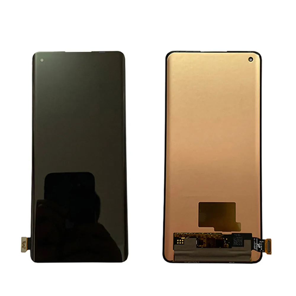 replacement phone touch screen for oneplus 8 smartphone external curved screen glass cover lcd screen assembly free global shipping