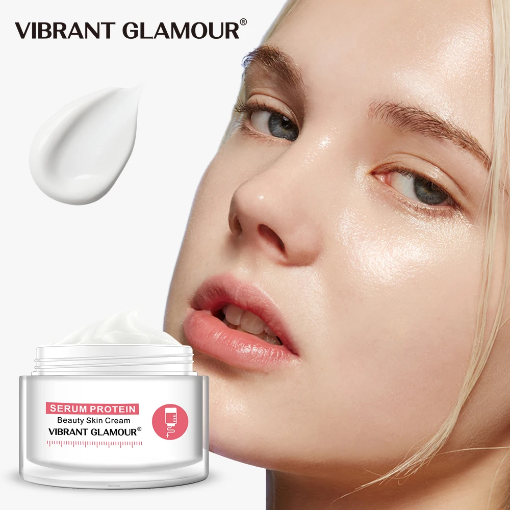 

VIBRANT GLAMOR Serum Protein Beauty Essence Cream Repair and Brighten Anti-wrinkle Reduce Red Blood Anti-allergic Skin Care