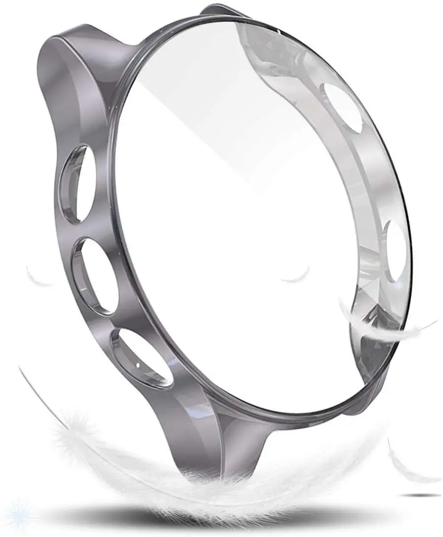 Серый Ультра-тонкий чистый ТПУ защитный чехол для Garmin Forerunner 945 935 Смарт часы носимые защитные аксессуары Чехлы - Цвет: Серый
