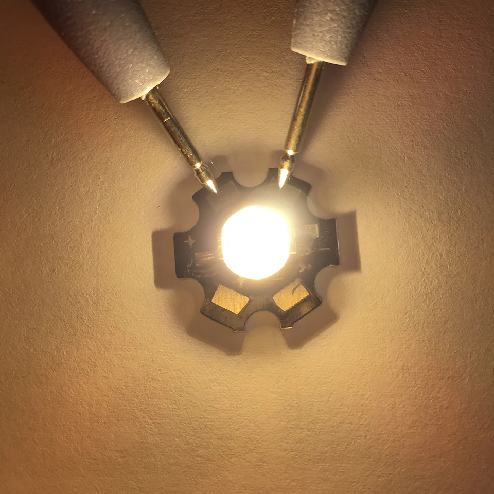 Светодиодный Белый диоды высокой мощности 10 шт. 3 Вт светодиодный диодо бисер