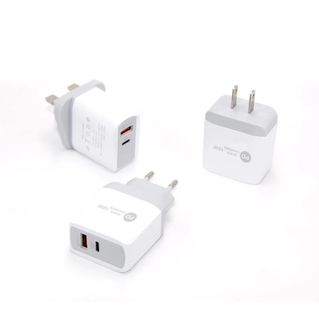 18 Вт USB C PD + QC3.0 настенное быстрое зарядное устройство адаптер для iPhone 11 Pro MAX SAMSUNG S20