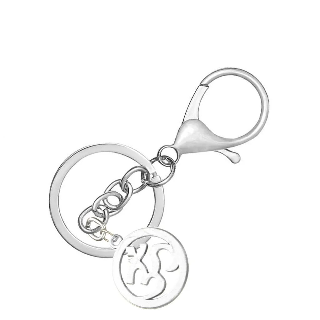 

Key Ring With Chain Ring Flat Ring Hanging Waist Hanging Buckle Shrimp Buckle Women Men DIY Key Chain Clip Pull Keyring