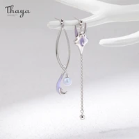 thaya fox original design earrings for women s925 silver needle stud earrings tassels earring dangle luxury fine jewelry gift