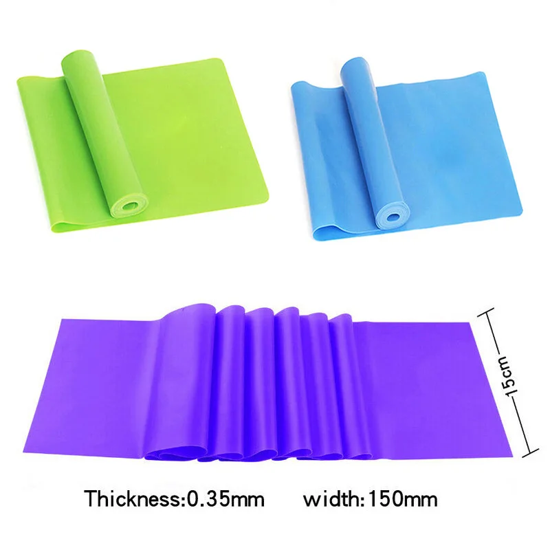 

1.5M Fitness Rubber Exercise Resistance Bands Yoga Elastic Band Resistance Band Loop Rubber Loops for Gym Training Bands