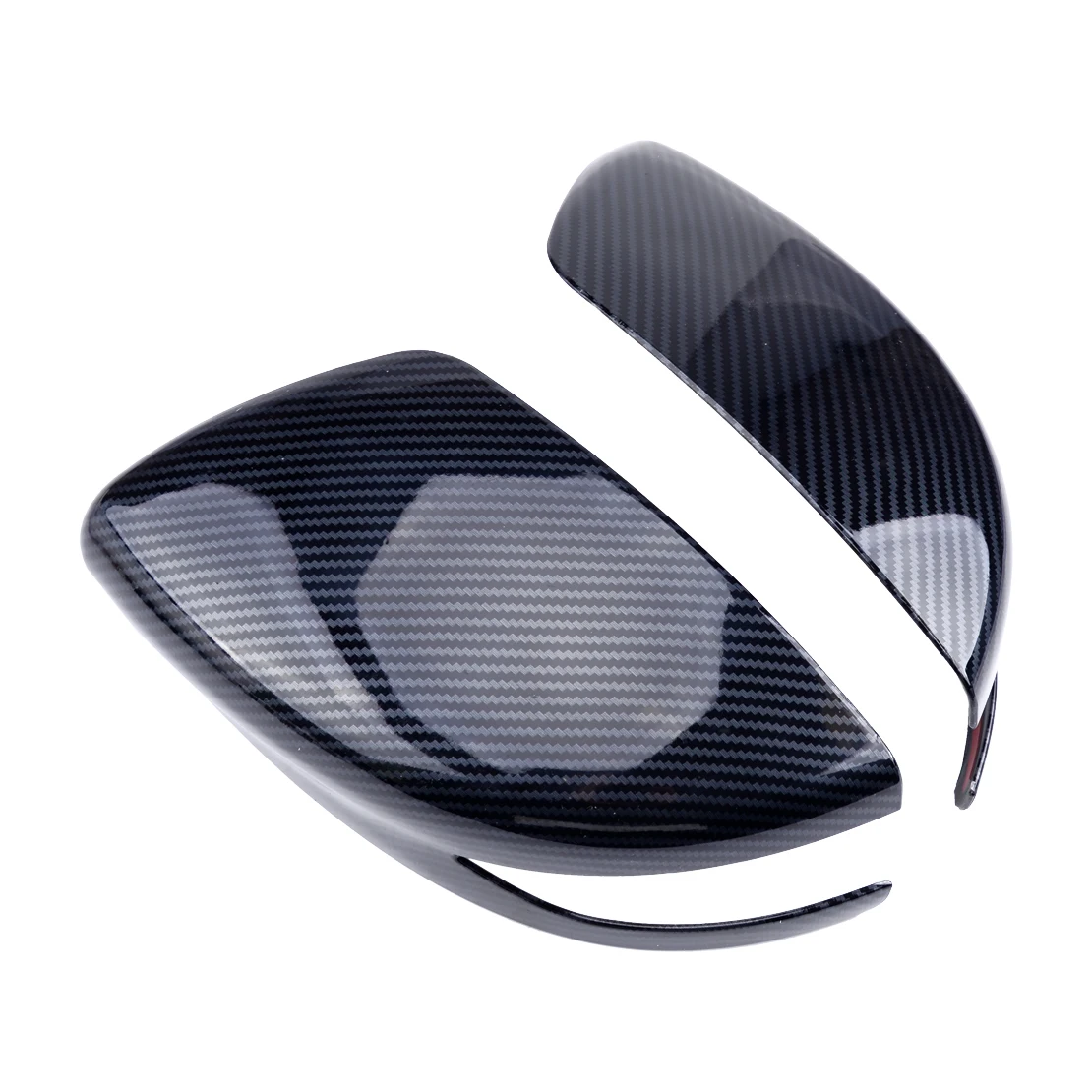 Новинка ABS углеродное волокно текстура боковые зеркальные крышки литье планки