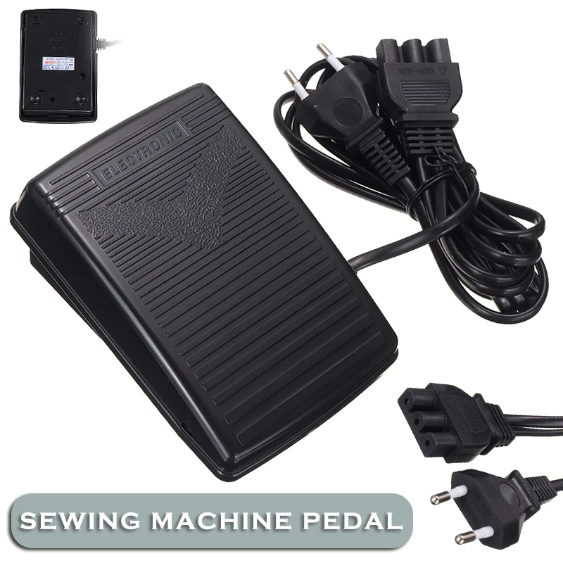 220-240V Electronic Home Sewing Machine Foot Control Pedal Switch With Power Cord For Singer Sewing Accessories