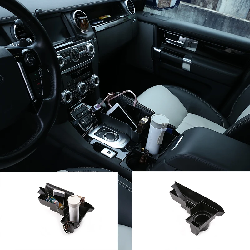 

For Land Rover Discovery 4 LR4 2010-2016 LHD and RHD Accessories Car Door Center Console Multifunction Storage Box Phone Tray