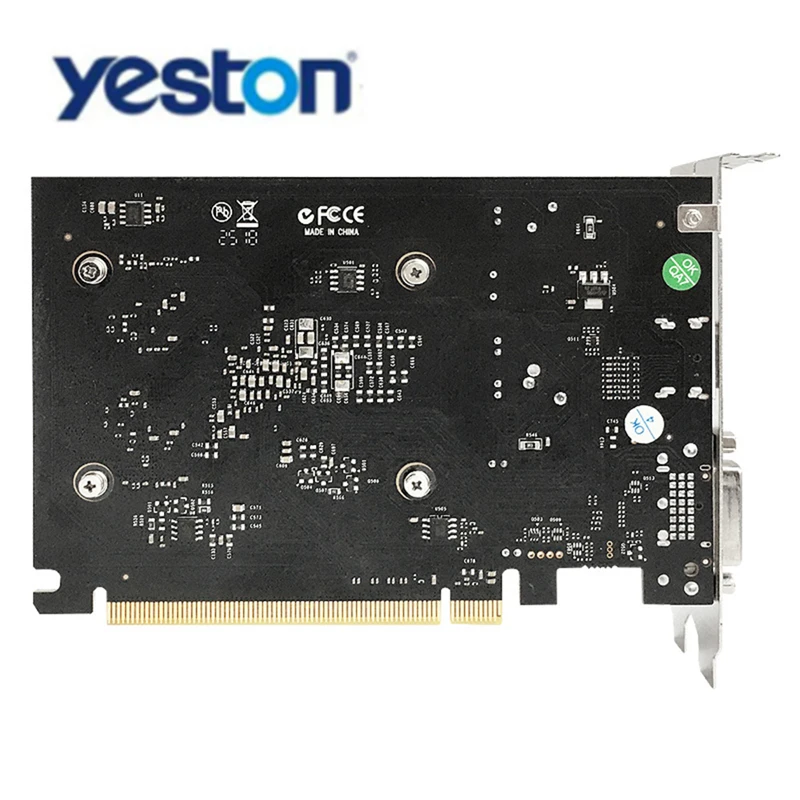 Günstig Yeston Video Karte GT1030 4G/64bit/DDR4 Gaming Desktop Computer PC Video Graphics Unterstützung DVI/HDMI-kompatibel 1152/1380MHz 14nm