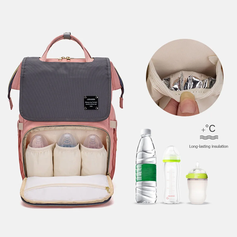 

Nappy Backpack Bag Mummy Large Capacity Stroller Bag Mom Baby Multi-function Waterproof Outdoor Travel Diaper Bags Dropshipping