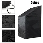 Водонепроницаемый чехол для стула патио, сверхпрочный пылезащитный чехол от дождя для улицы, сада, двора, патио, защитный чехол для мебели, водонепроницаемый чехол