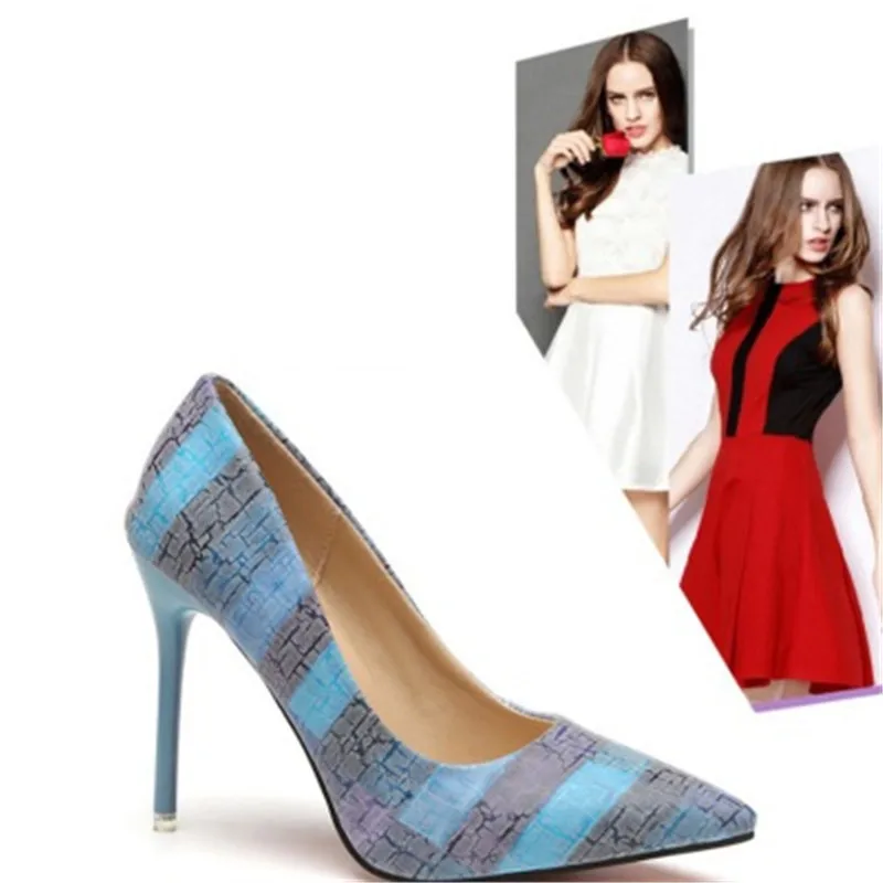 Женские туфли-лодочки на высоком каблуке с острым носком | Обувь