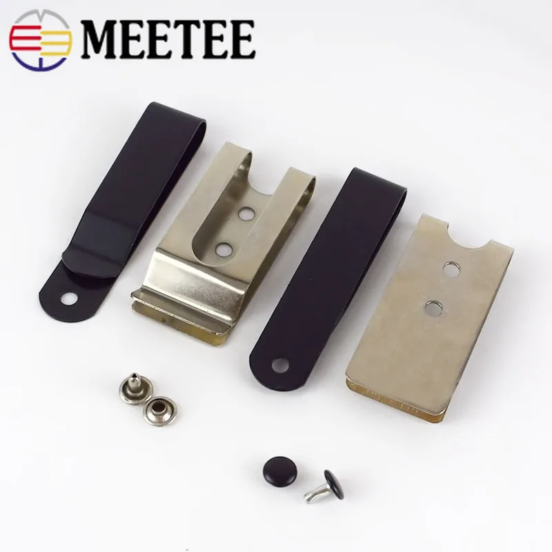 Meetee 2 шт. 5 5/6 7 см металлические зажимы для ремня фурнитура пряжка крючок карманов