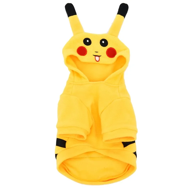SUPREPET Костюм Кошки Cute Pet Одежда Пикачу Косплей Одежда Осень Зима Одежда для Кошек Главная Пижама Щенок Толстовка С Капюшоном Собака Пальто