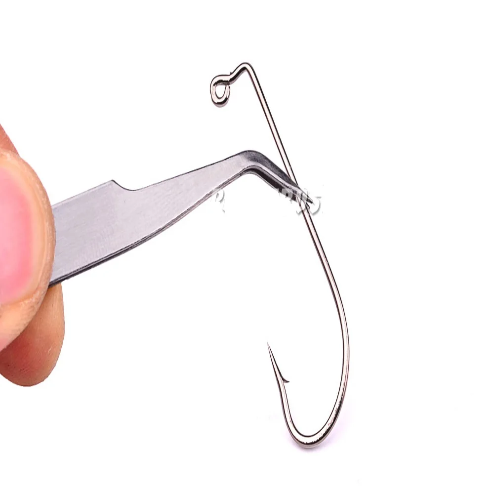 10 шт./лот кренкрючок 1 # 5/0 рыболовный крючок для морской ловли окуня крючки