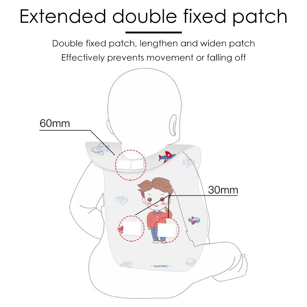 

Cute Cartoon Baby Bibs Waterproof Colorful Children Bib Full Sleeve Bibs Children Apron Long Sleeve Feeding Bibs
