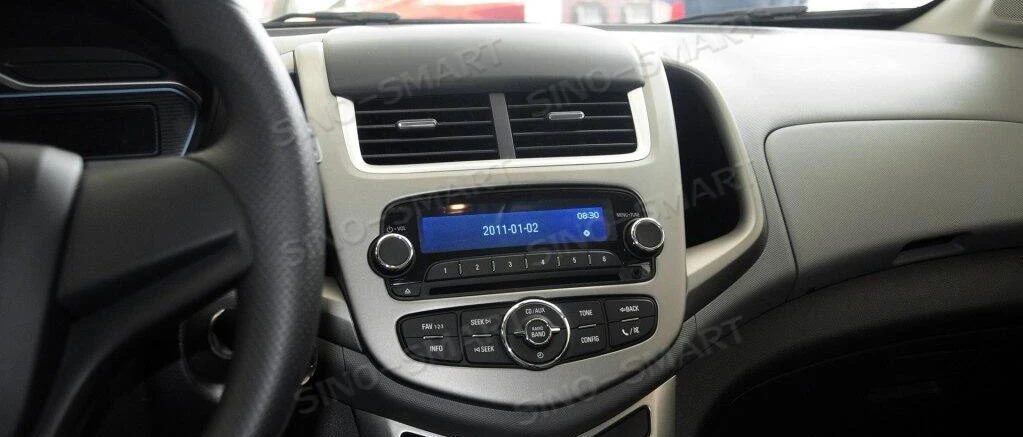 Sinosmart Andrid 8,1 Автомобильный gps мультимедийный радио навигационный плеер для Chevrolet Sonic Aveo 2011 2012 2013