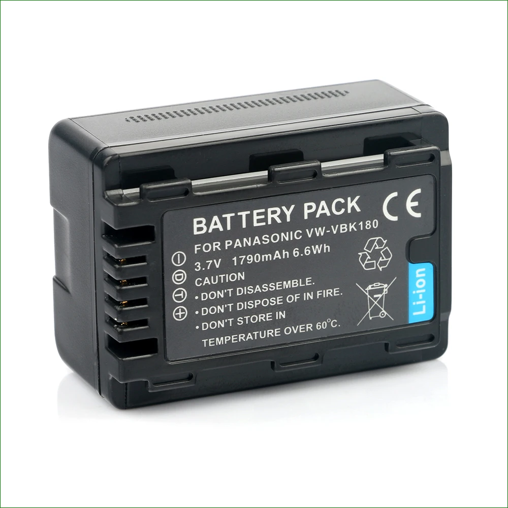 LANFULANG VW VBK180 батарея и зарядное устройство для Panasonic HDC SD40 SD90 SDR S45 T71 HC V11|Цифровые