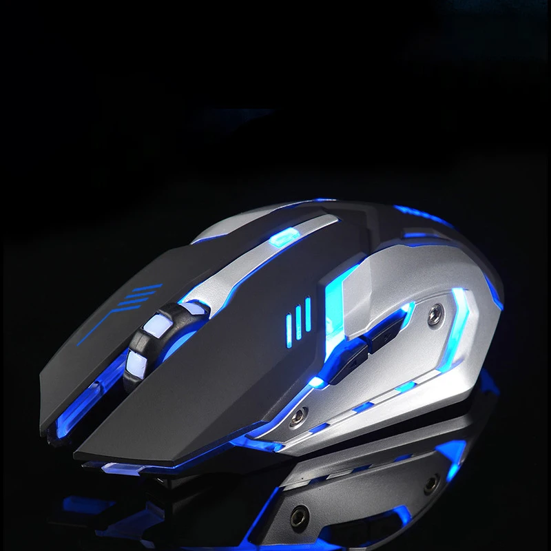 

2.4GHz Wireless Pro Gamer Gaming Mouse 7D 2500DPI Adjustable Optical LED Computer Mice USB Cable Silent Mouse for laptop PC