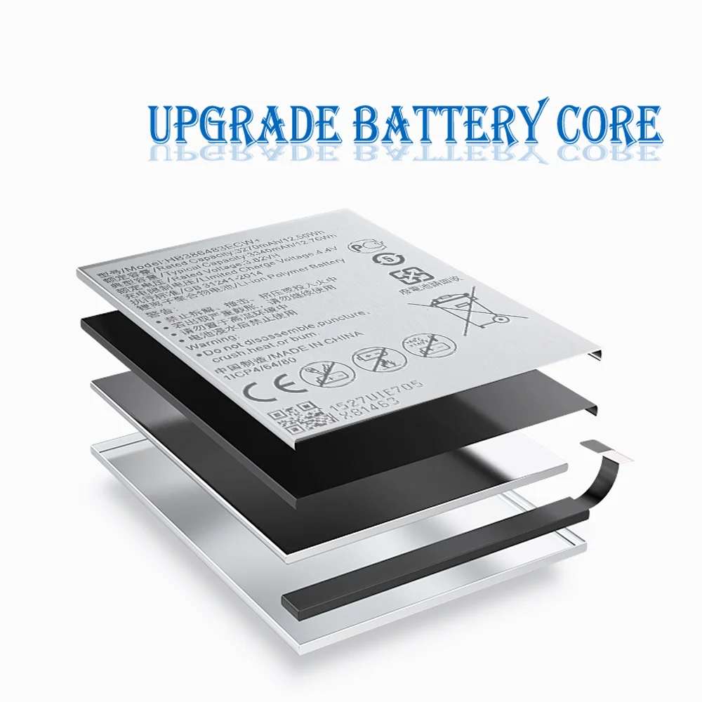 HuaWei 100% Original Battery HB386483ECW For Huawei Honor 6X G9 plus Maimang 5 3340mAh Replacement Phone Batteria Akku Fast Ship enlarge