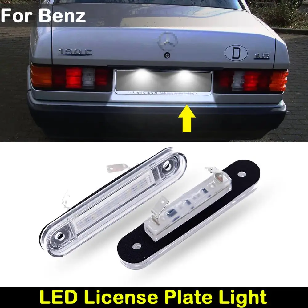 Для Benz E-Class W124 190 W201 C-Class W202 Автомобильная задняя беласветодиодный ная подсветка