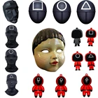 Маскарадный головной убор из игры кальмар