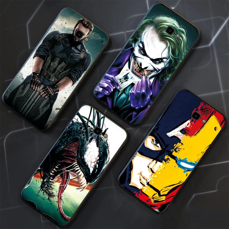 Черный ТПУ чехол для телефона Venom Joker для samsung Galaxy J7 Prime чехол для samsung J2 J5 Prime J7 J3 J4 J6 Plus