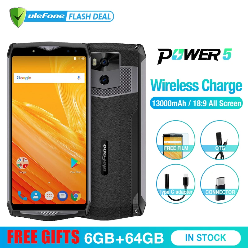 DOOGEE BL9000 смартфон 6 ГБ 64 Гб Helio P23 Восьмиядерный 5V5A флэш-зарядка 9000 мАч Беспроводная зарядка 5,9" FHD+ Android 8,1