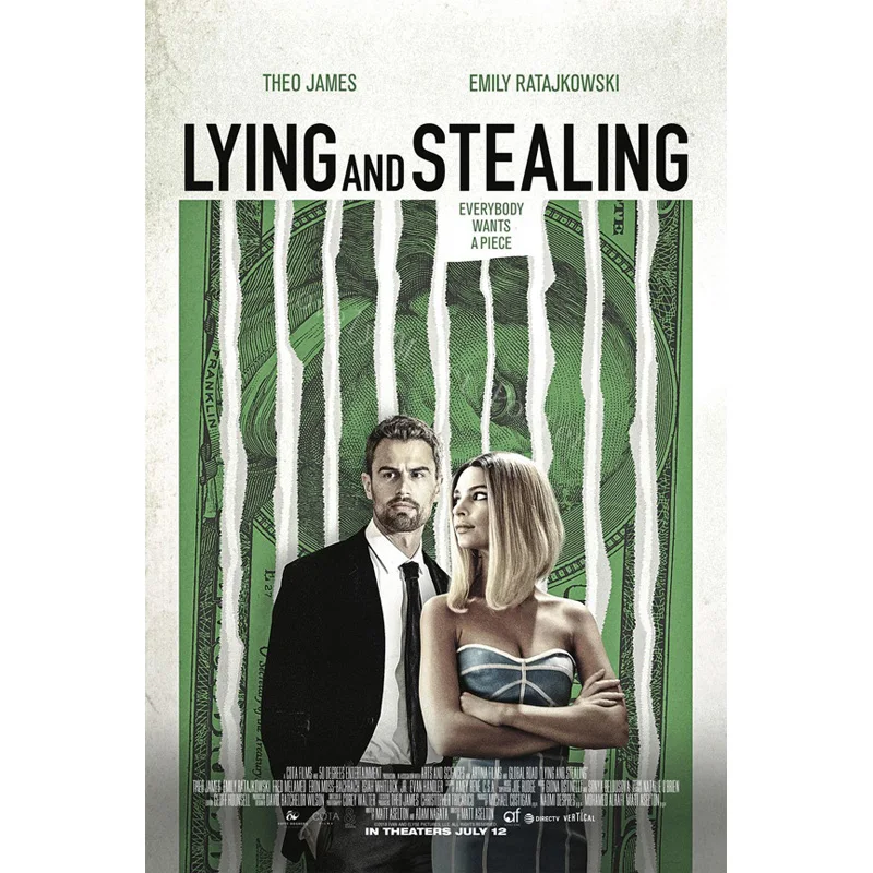 D1062 лежа и воровство фильм Классический чудесный шелк ткань постер