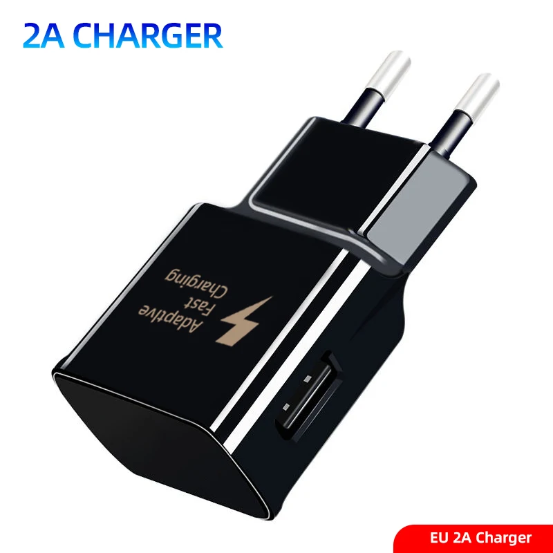 2A EU USB кабель для быстрой зарядки типа C EU/US/KU настенный для samsung Galaxy S9 S8 Plus для huawei P20 Pro адаптер для быстрой зарядки USB C кабель - Тип штекера: 2A EU