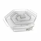 Сетка для барбекю из нержавеющей стали, шестигранная коробочка для курения, генератор холодного дыма для использования на открытом воздухе, для медленного запекания, аксессуары для курения, горячее предложение