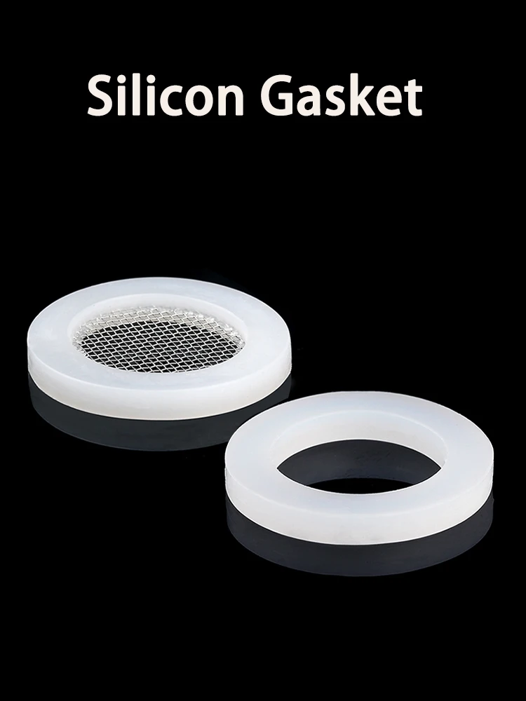 Белое черное резиновое кольцо 1/2 дюйма 3/4 1 дюйм силиконовое плоское