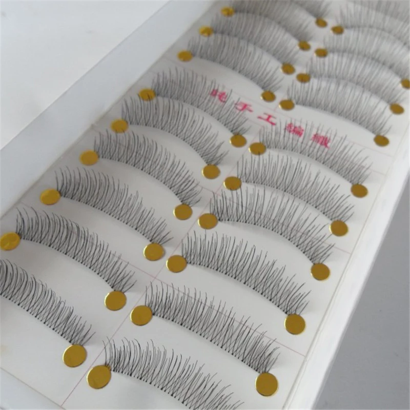 10 пар Красивые Длинные Накладные ресницы макияж натуральные поддельные толстые