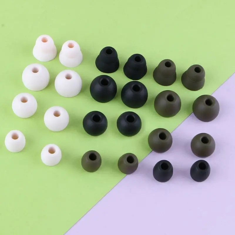 

4Pair Silicone Earbuds Ear Tips In-Ear Earphone Soft Cover Cap Replacement for Powerbeats Pro Headphones Headset