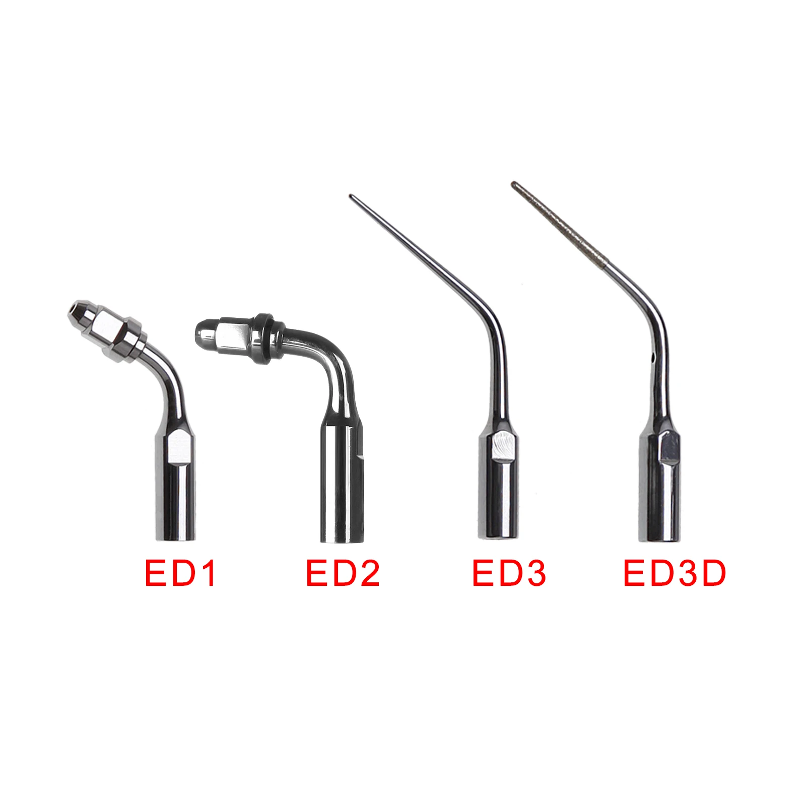 

5pcs (ED1 ED2 ED3 3D3D) 120°/95° angle holder Dental Ultrasonic Endo Perio Supragingival Scaling Tips Fit DTE SATELEC Scaler Tip