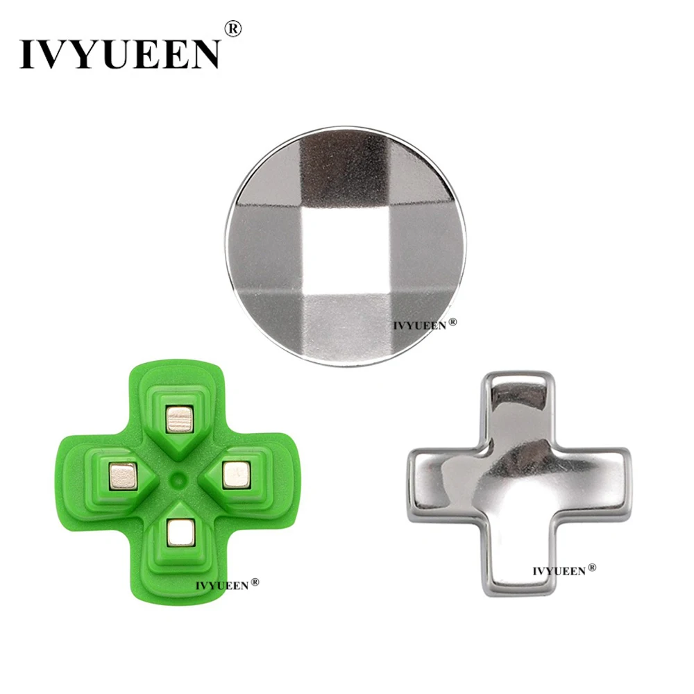 

IVYUEEN Magnetic D-pad Buttons Mod Kit for Dualshock 4 PS4 Pro Slim Controller D Pad Button for PlayStation 4 Console Game Parts