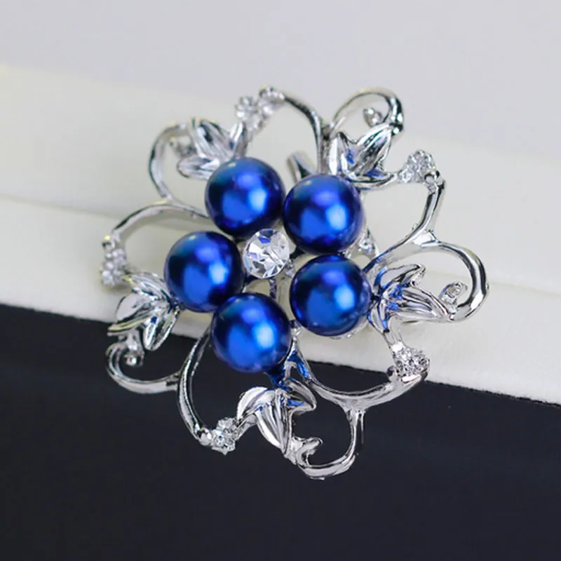 Новые женские Стразы из искусственного жемчуга брошь на булавке Хрустальный