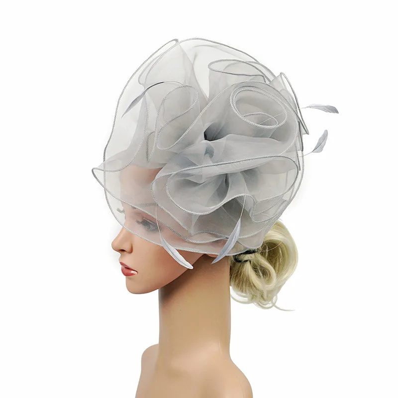 Большой Флор леди день Святого Валентина головной убор заколка для волос шляпа