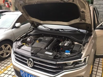 Для Volkswagen T-ROC TROC- 2x Передняя капот модифицировать газовые стойки из углеродного волокна Лифт поддержка газовый Пневматический Амортизатор Демпфер
