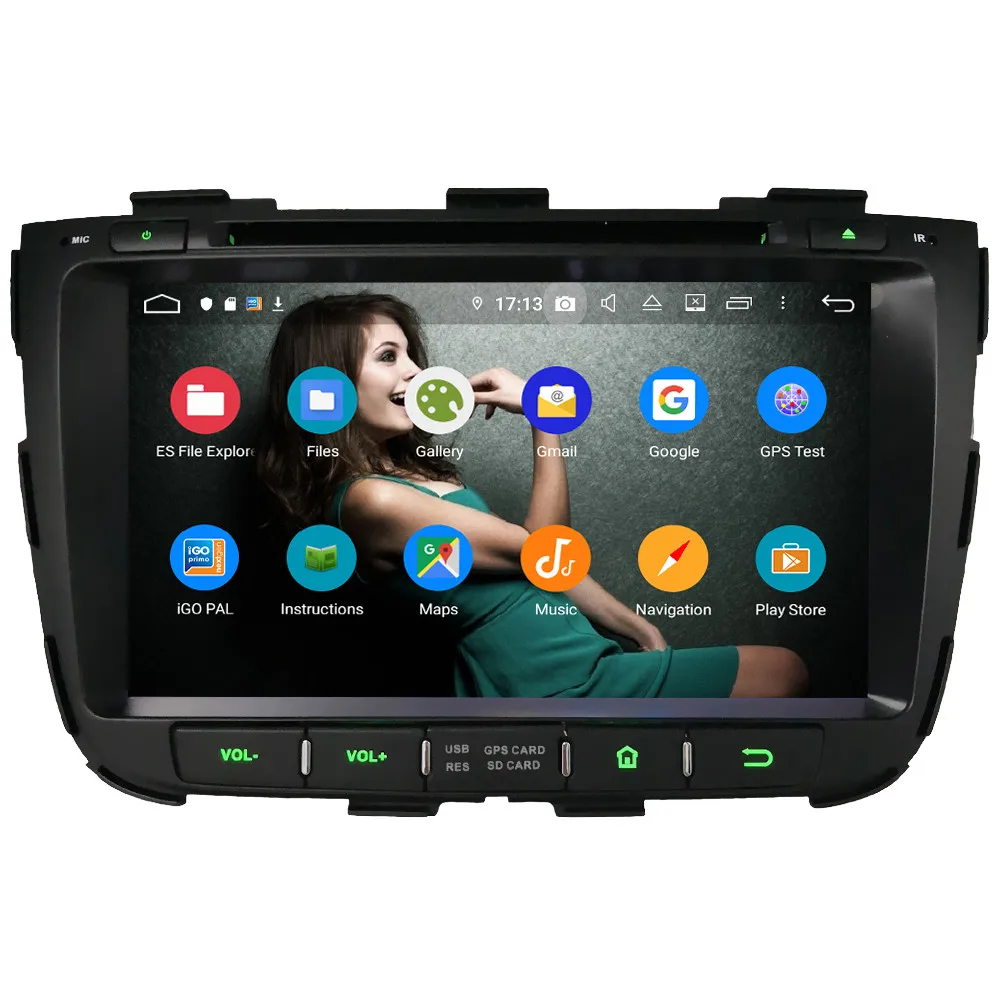 Klyde ips 4G Android 9,0 Восьмиядерный 4 Гб ОЗУ 64 Гб ПЗУ DSP BT автомобильный DVD мультимедийный плеер радио gps ГЛОНАСС для Kia Sorento 2013