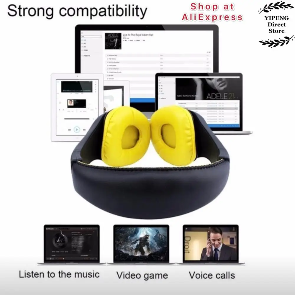 

OVLENG MX333 Bluetooth Wireless Stereo Music Headset Foldable with Microphone FM Raido for Smart Devices MP3-Player Walkman