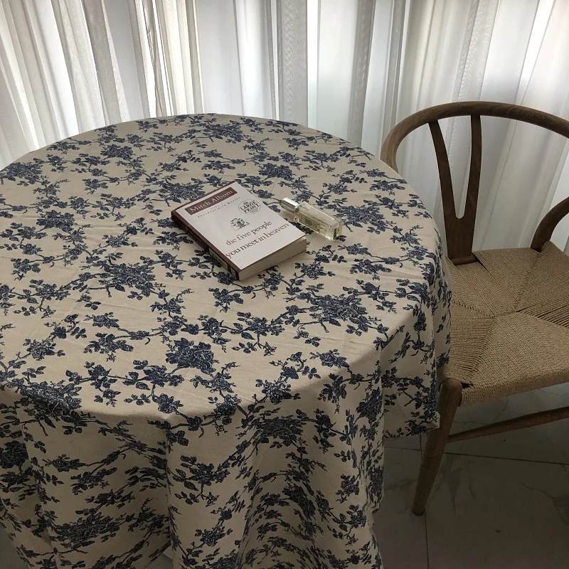 Скатерти в индивидуальном стиле декоративная винтажная скатерть с цветочным