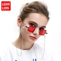 leonlion 2021 fashion women sunglasses chain non slip sunglasses lanyard for womenmen retro sunglasses chain elagant landyard