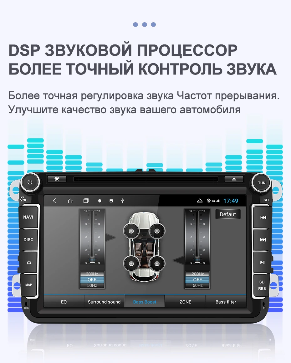 Isudar H53 2 Din 4G Android автомобильный Радио мультимедиа для VW/Volkswagen/POLO/Golf/Skoda/Seat/Leon/PASSAT B6 Авто GPS камера USB DVR