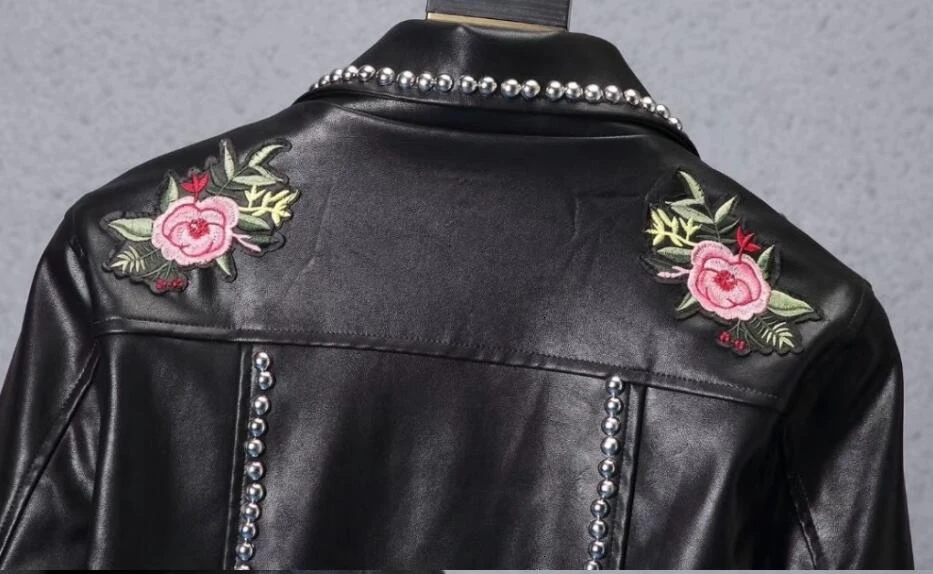 2019 черные кожаные куртки мужские бомберы PU повседневные Chaqueta De Cuero мото заклепки